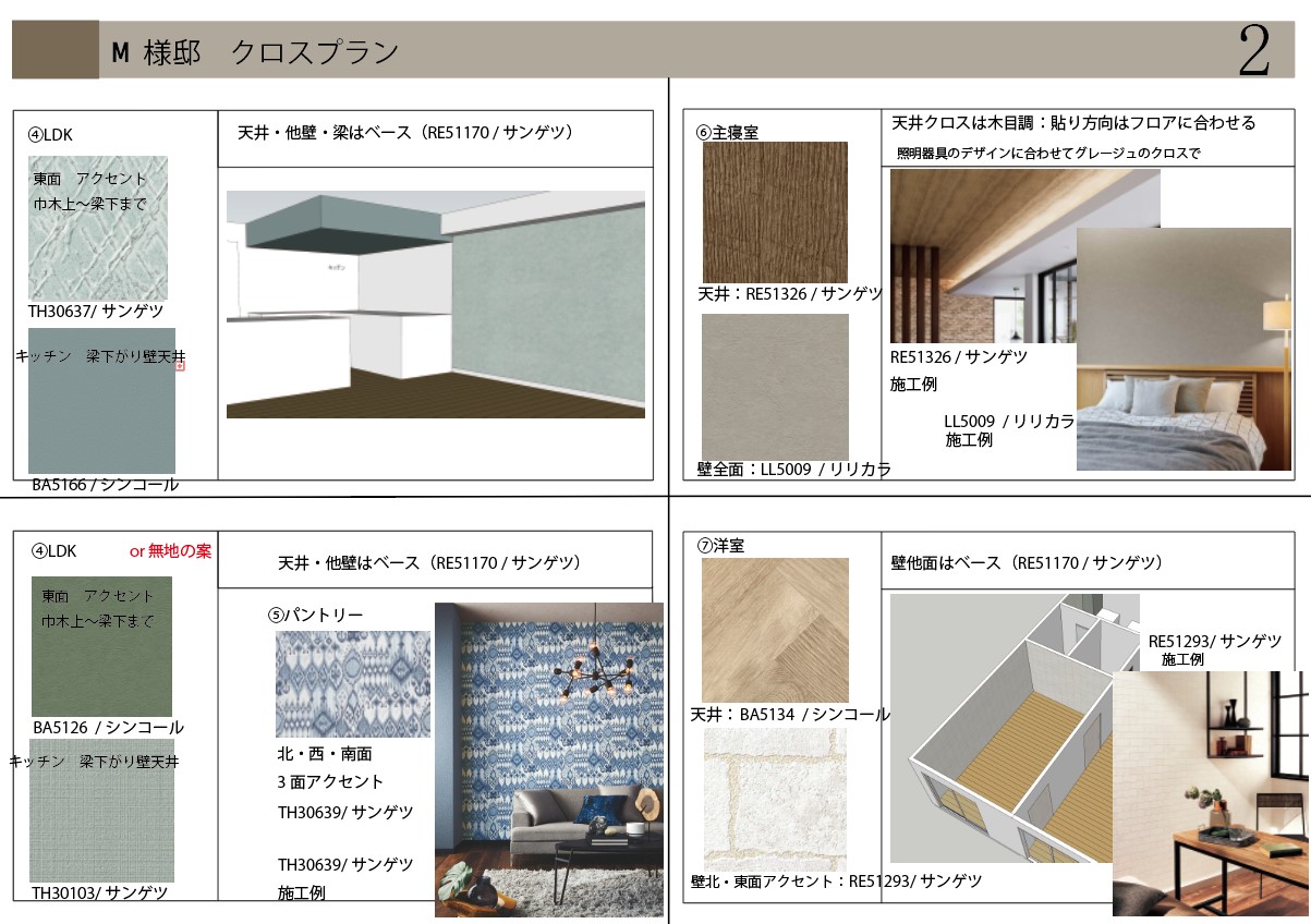 マンションフルリノベーションに合わせたクロスプラン。｜Saekoko interior&life style&dance